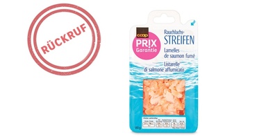 Betroffen sind Prix Garantie Rauchlachsstreifen 180 Gramm.