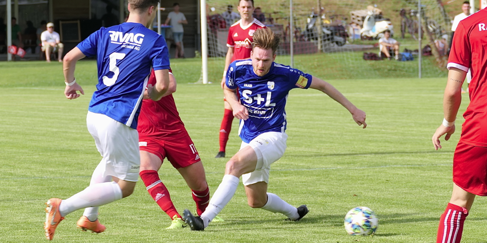 Zwischen dem FC Widnau und dem FC Weesen gab es immer spannende Partien