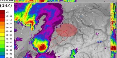 Ein starkes Gewitter war am Nachmittag unterwegs von den Waadtländer Voralpen Richtung Berner Aaretal und zentrale Voralpen.