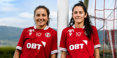 Aus Spanien an den Obersee: Anna Bové (l.) und Núria Ferrer spielen neu für die Rosenstädterinnen.