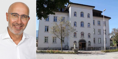 Entgegen dem Trend führt die Schule Kaltbrunn mit Rektor Hugo Gort (l.) Einführungsklassen (z.B. im Schulhaus Altbreiten) und die Kleinklasse Oberstufe.
