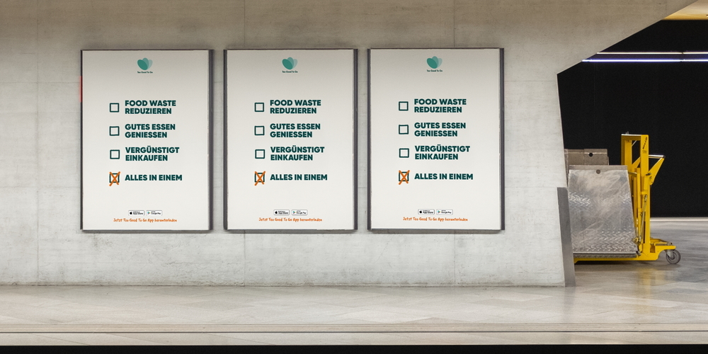 Zum dritten Geburtstag startet Too Good To Go seine erste Out-of-Home-Werbekampagne