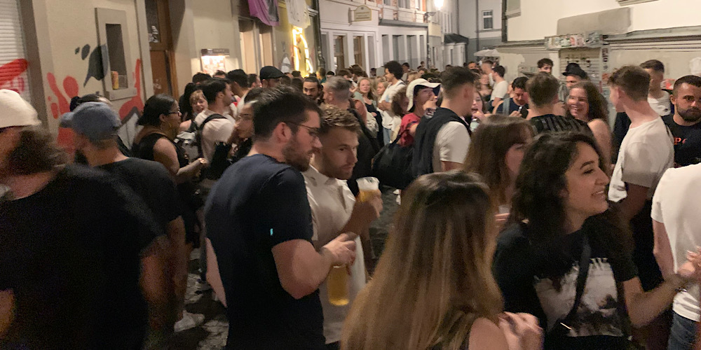 Erneut kam es in der Stadt St.Gallen zu einem wilden Party-Wochenende.