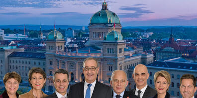 Das Vertrauen der Bevölkerung in den Bundesrat hat in der Corona-Krise keinen Schaden genommen. Das zeigt eine neue Studie der ETH Zürich. (Archivbild)