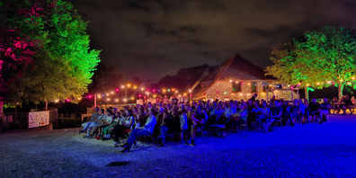 Wohl eines der schönsten Openair-Kinos im Unterland