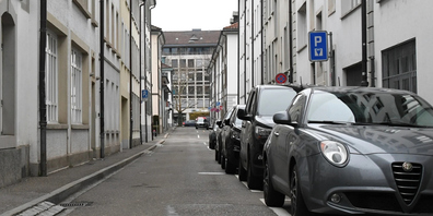 St.Gallen hat im März 2025 nochmals über 100 öffentliche oberirdische Parkfelder in der Innenstadt aufgehoben, etwa diese an der Hinteren Poststrasse