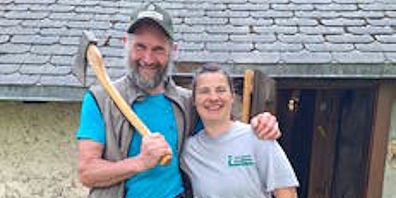 Joachim Renner (l.) und Iris Bruggmann sind gut in ihre Alpzeit gestartet.