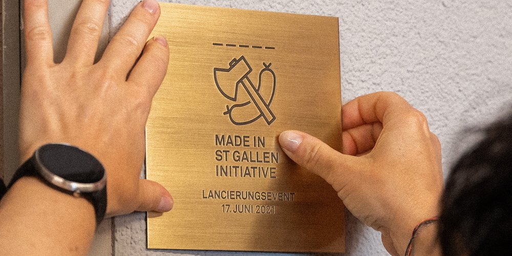 Die MISGI-Plakette in der Kornhausbräu