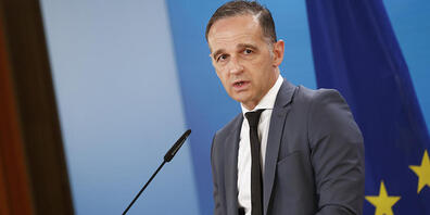 ARCHIV - Der deutsche Außenminister Heiko Maas (SPD) hält nach dem Außenministertreffen des Berliner Prozesses (Westbalkan) eine Pressekonferenz im Außenministerium. Foto: Axel Schmidt/reuters-Pool/dpa Foto: Axel Schmidt/reuters-Pool/dpa