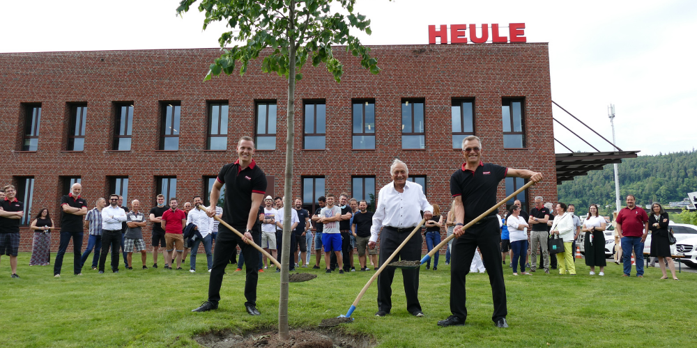 Drei Generationen vereint: Rik, Heinrich und Ulf Heule. 