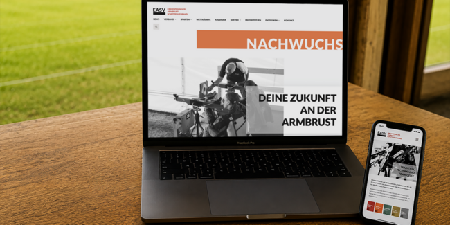 Zum neuen Auftritt des EASV gehört u.a. eine überarbeitete Homepage mit Fokus auf das neue Motto «Tradition, Technik und Teamgeist».