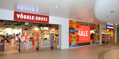 Die Filiale von Vögele Shoes im Seedamm-Center wird kurz geschlossen und mit neuem Sortiment wiedereröffnet.