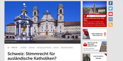 Die bevorstehende Abstimmung zum Ausländerstimmrecht bei den Schwyzer Katholiken zieht ihre Kreise bis nach Rom.