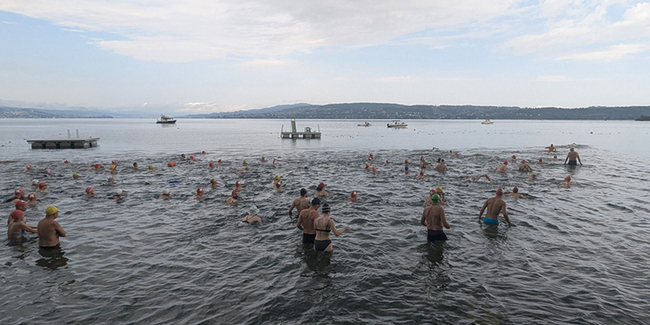 Das Ufnau-Schwimmen der Dorfgemeinschaft Pfäffikon fand bereits zum 31. Mal statt.