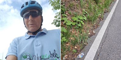 Littering aus Autofenstern als «Massen-Phänomen» sei nun auch zwischen Schmerikon und Eschenbach angekommen, stellt Leser Michael Knoepfel (l.) fest.