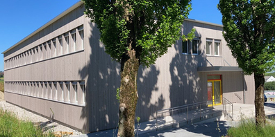 Der neue Pavillon für die Schüler der Riedmatt.