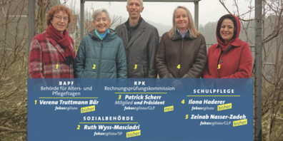 Der fokuseglisau unterstützt verschiedenen Kandidaten für die Kommunalwahlen