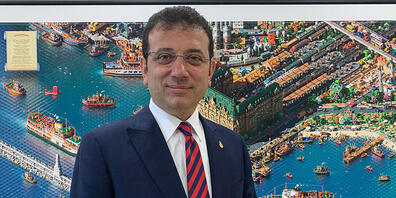 ARCHIV - Der Istanbuler Bürgermeister und Oppositionspolitiker Ekrem Imamoglu. Sein Wahlsieg 2019 war auch ein Denkzettel für Präsident Erdogan. Foto: Linda Say/dpa