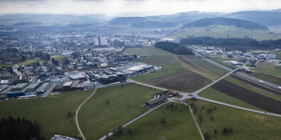 Das Areal für das Entwicklungsprojekt Wil West gehört bisher dem Kanton St.Gallen, liegt aber auf Thurgauer Boden. (Archivbild)