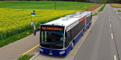Bis jetzt sind bei den VZO keine Bus-Linien ausgefallen wegen krankheitsbedingten Ausfällen. (Archivbild)