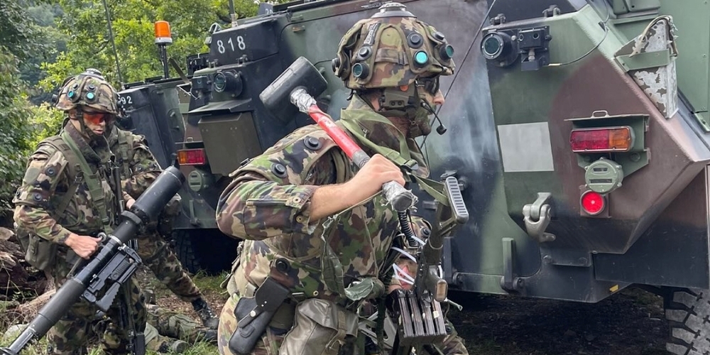 Angehörige des Gebirgsinfanteriebataillons 29 (Geb Inf Bat 29) der Schweizer Armee. (Symbolbild)