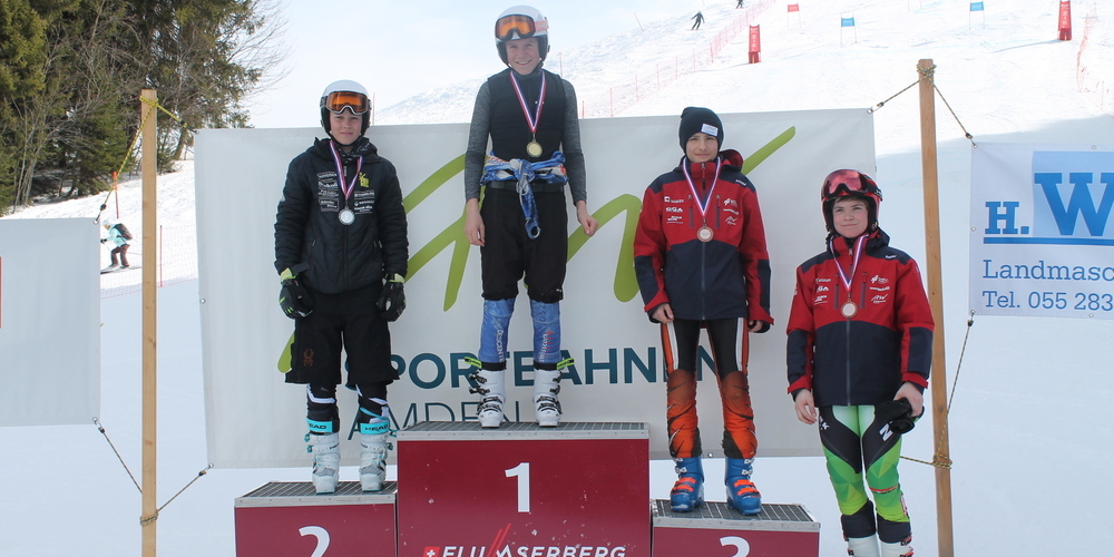 Podest JO 2 Knaben 1.Platz Lieven Büsser, Goldingen; 2.Platz Lee Roy Blöchlinger, Goldingen; 3. Nico Rüdisüli, Amden