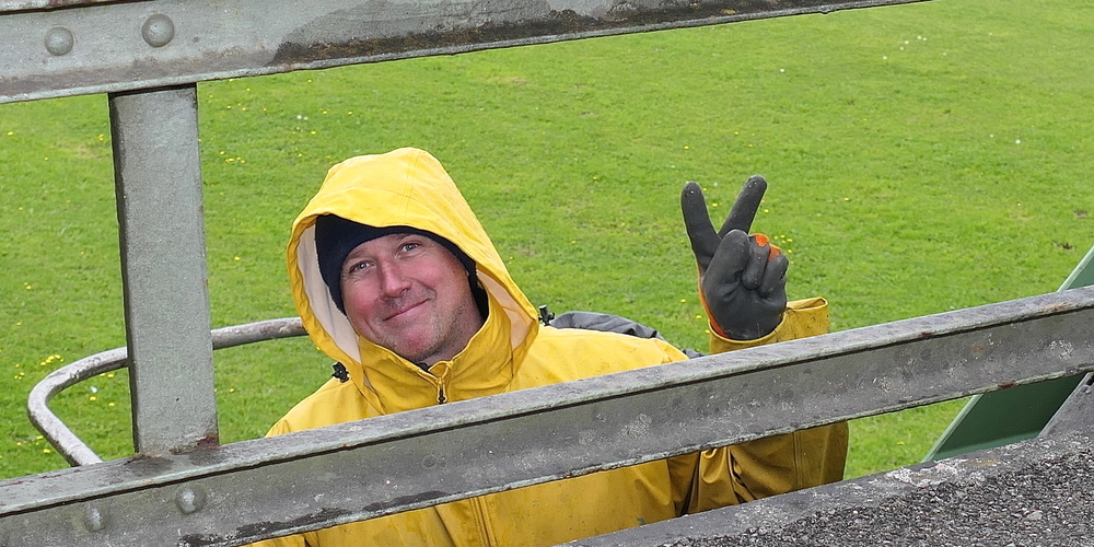 Büezer Laurent Gauger: «Noch heute werden wir mit den Arbeiten fertig»