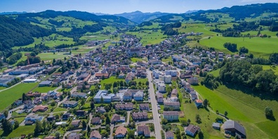 Bütschwil-Ganterschwil Luftaufnahme.