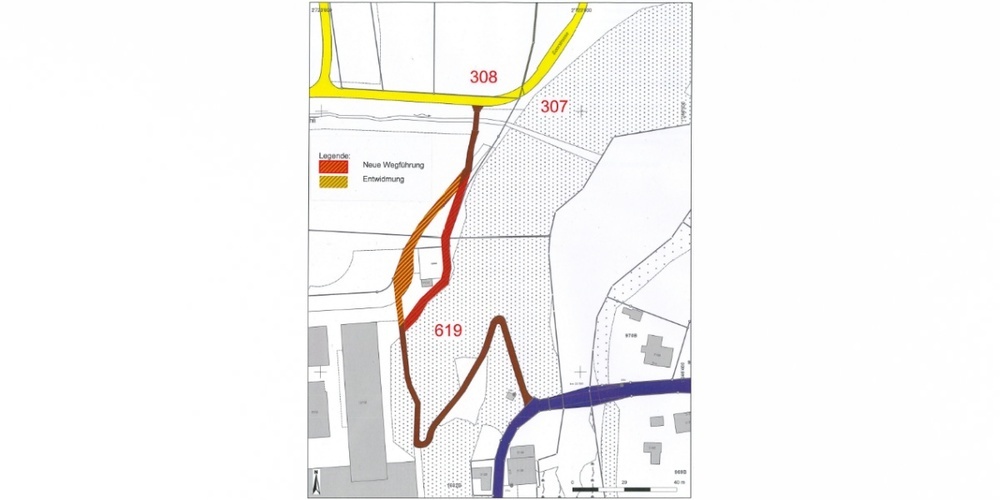 Verlegung Soorweg Nr. 619 (Gemeindeweg 2. Klasse).