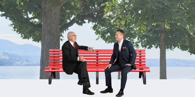 Rolf Rothenhofer, Präsident des Verwaltungsrats und Markus Jäger, Vorsitzender der Bankleitung (v.l.).