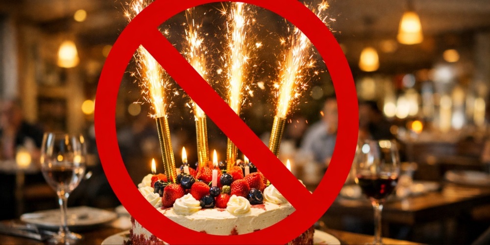 In öffentlich zugänglichen Räumen ab dem 1. April 2026 verboten: Pyrotechnik wie z. B. Kuchenfontänen. (Symbolbild)