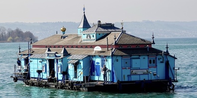 Die Herzbaracke und Rapperswil: eine Liebesbeziehung auf dem Wasser.