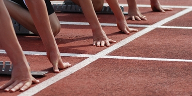 Auf die Plätze. Fertig. Los!