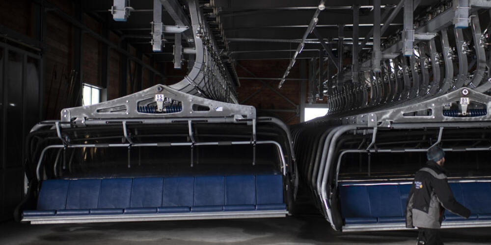 Der tödliche Arbeitsunfall ereignete sich in der Talstation eines 8er Sessellifts in Flumserberg. (Archivbild)