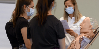 Master-Studenten im «Skills Training»