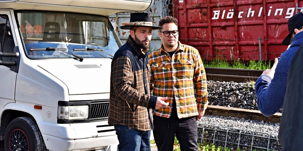 Bligg und Marc Sway verstehen sich auch abseits der Bühne gut. 