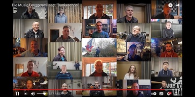 MG Lenggenwil sagt Dankeschön - und Sie können es dank Videoclip gleich miterleben!