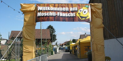 Erst nächstes Jahr wird das Eingangstor zum Moschtifäascht wieder aufgestellt