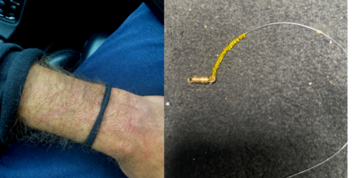 «Der Polizist hat mich so fest angepackt, dass dabei meine Kette kaputt gegangen ist.»