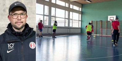 Dave Tschirky (l.) vom FC Rapperswil-Jona spricht über die Entwicklung von FCRJ Unified seit dem Start im März 2025.