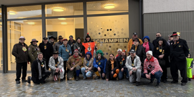 Das Tschämpienfenster beim Benkner Dorfsaal.