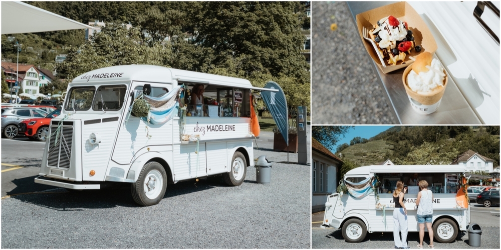 Bald gibt's wieder Waffeln, Glace, Erfrischungen und Touristeninfomationen bei «Chez Madeleine» in Weesen.