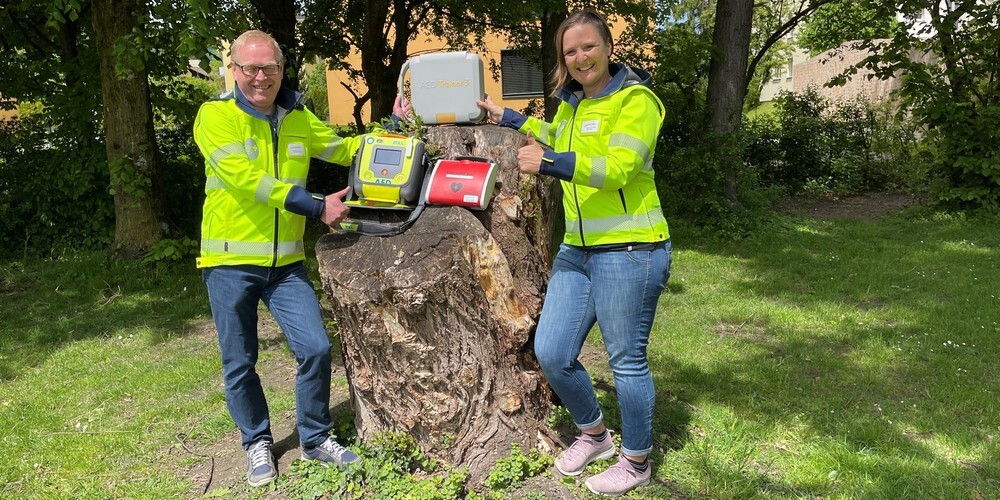 Die Widnauer Samariter haben alle Defistandorte  eintragen lassen.
