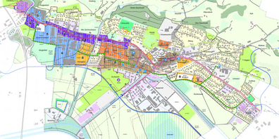 Ein Auszug aus dem Uzner Gemeinderichtplan vom 7. Mai 2021, zu dem die UznerInnen sich nun äussern können.