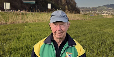 Vollendete 70. Schiesssaions beim Schützenverein Schmerikon und egalisierte 1968 einen Weltrekord: Karl Gmür.