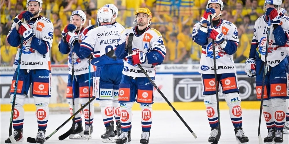 Abruptes Saisonende: Die ZSC Lions bringen auch in Spiel 5 gegen Davos in der Vorwärtsbewegung kaum einen Schlittschuh vor den anderen.