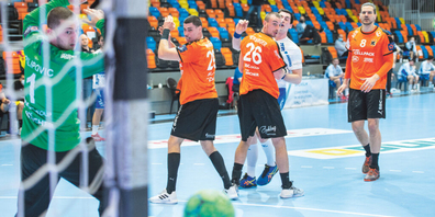 Für einmal hatten die Kadetten gegen Kriens-Luzern keine Chance.  (Archivbild)