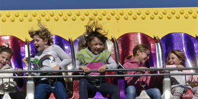 Am meisten Spass auf der  Kilbi haben die Kinder...