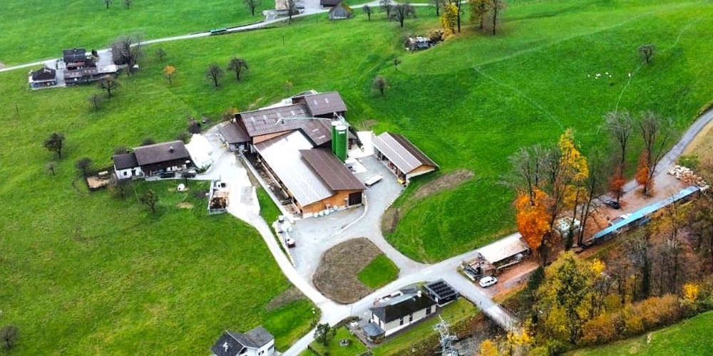 Vogelperspektive des Neubaus.