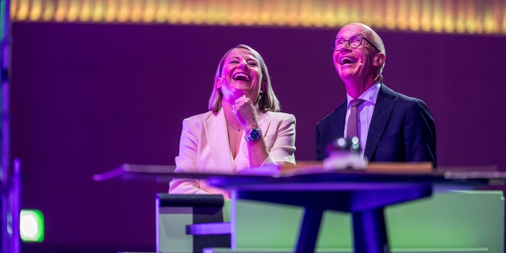 CEO Christine Bolt (l.) und der abtretende Verwaltungsratspräsident Thomas Scheitlin.